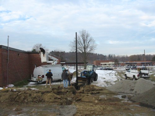 Setting a Composite Pole